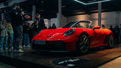 A red Porsche 911 GT3 S/C
