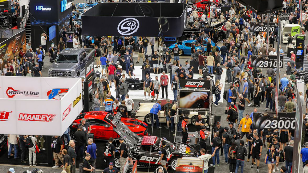 SEMA Show exhibitor floor