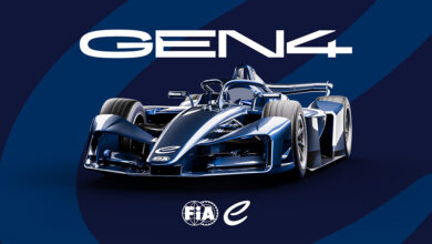 The new GEN4 all-electric race car