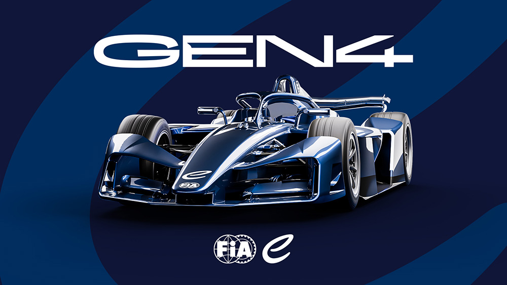 The new GEN4 all-electric race car