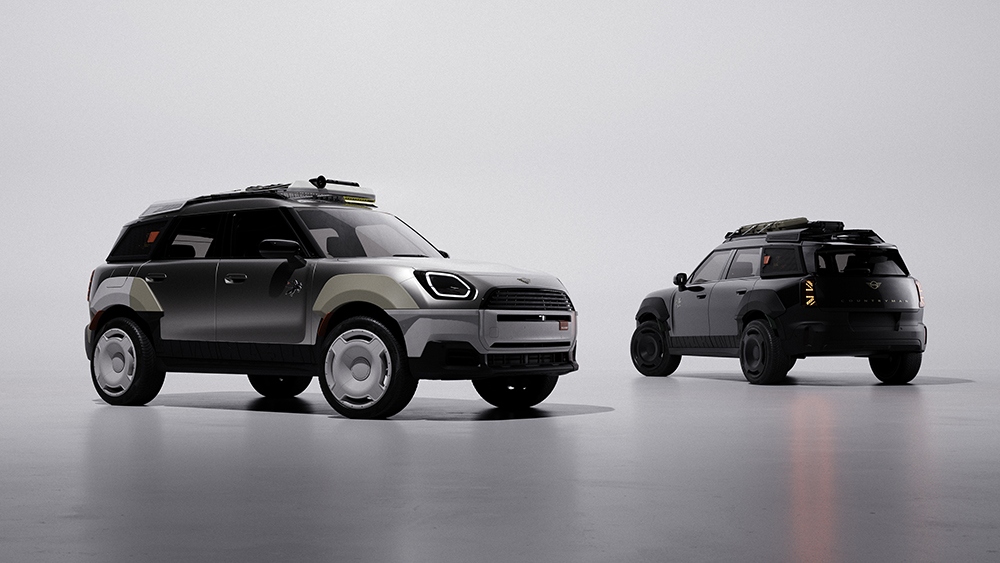 The two MINI x Vagabund Countrymen