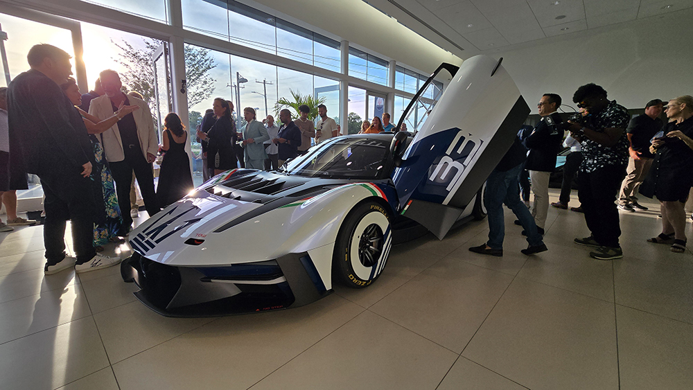 Unveiling of latest Maserati MCXtrema
