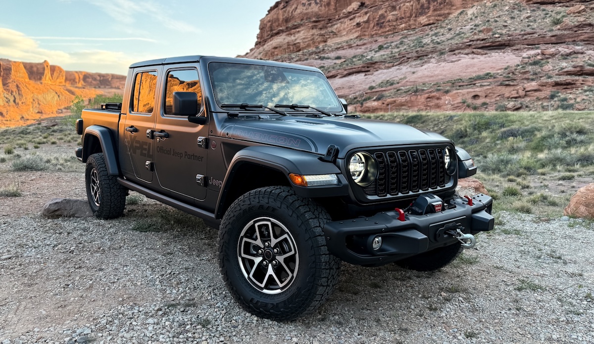xpel-protected special ops black jeep gladiator build at easter jeep safari in moab
