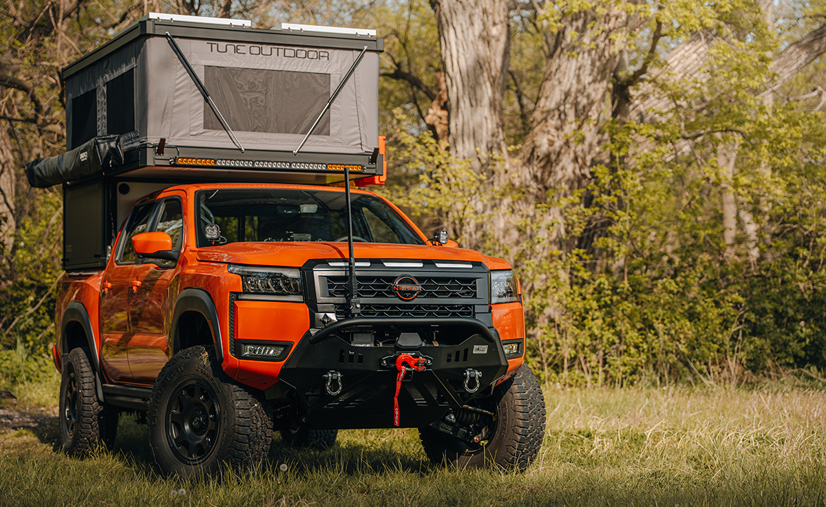 2026 Nissan Frontier PRO 4X Ultimate Build with rooftop tent expanded
