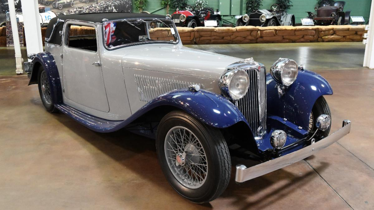 A 1935 S.S. Ltd. SS1 owned by Eduardo Zavala