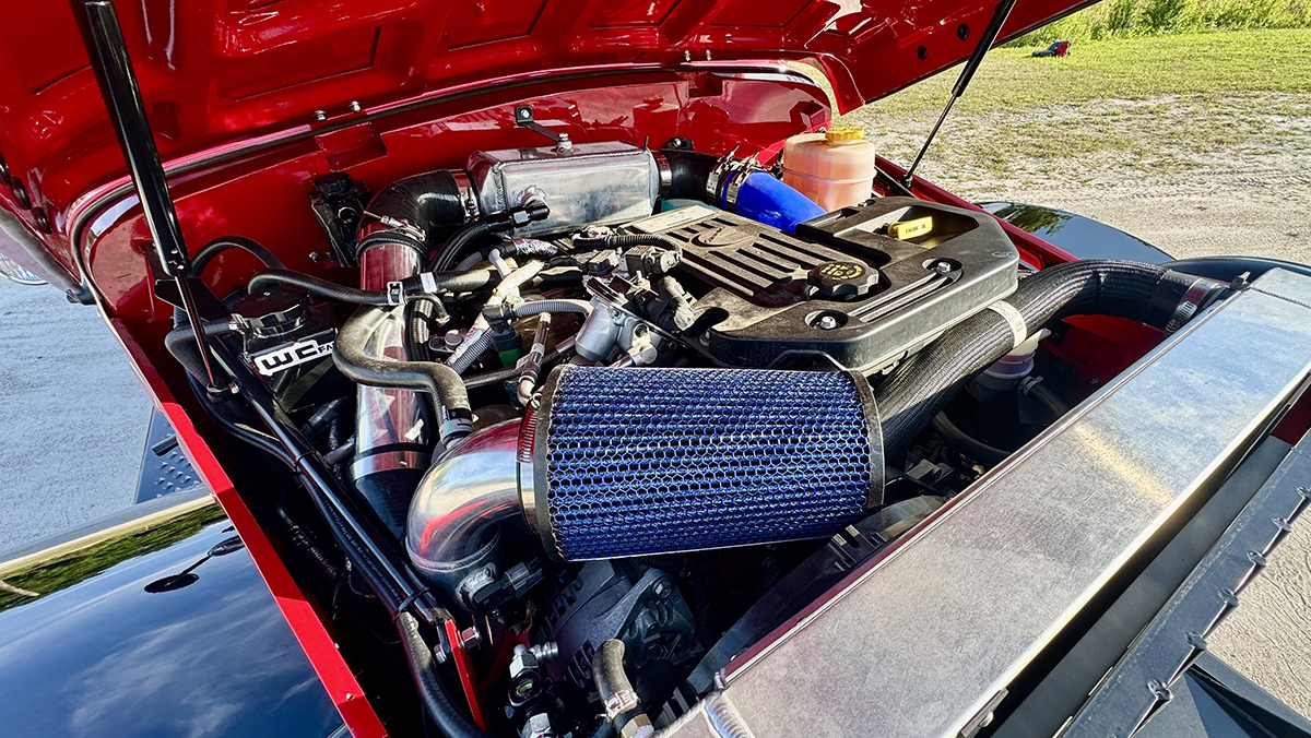 Bespoke Turbo-Diesel Desert Power Wagon Crew Cab engine