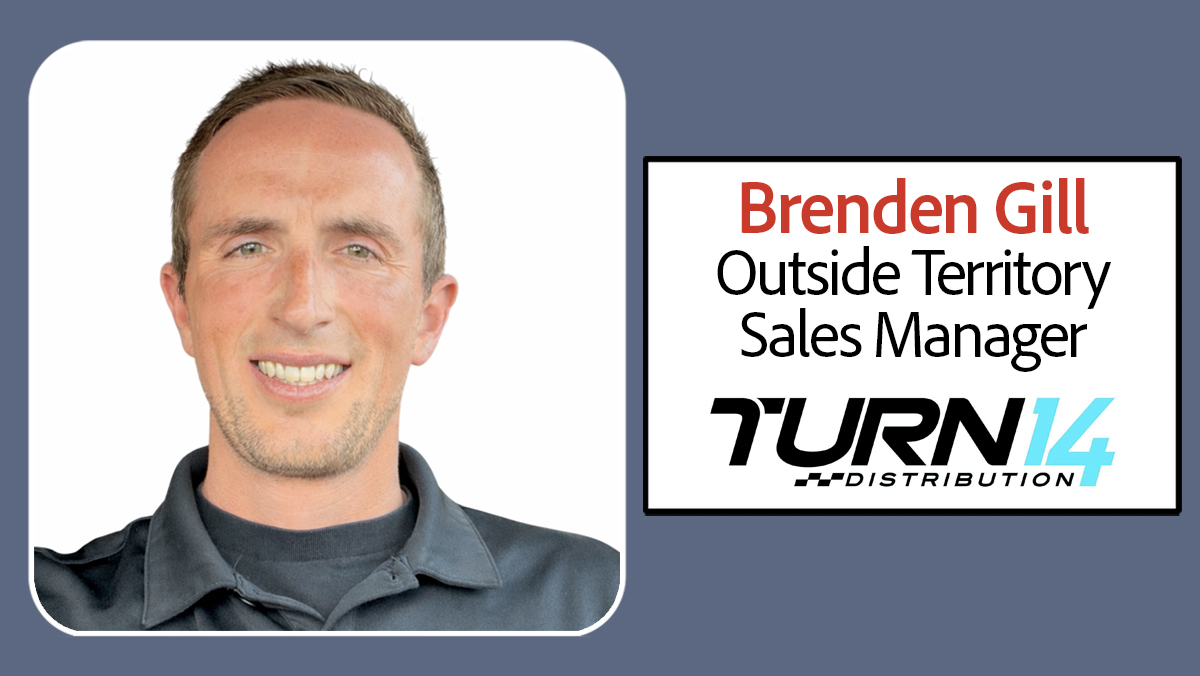 Brenden Gill hired at Turn 14