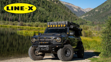 Bronco with LINE-X logo