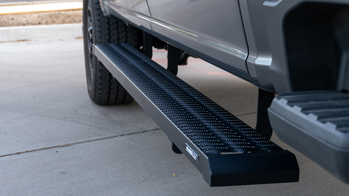 Closeup Raptor Series running board