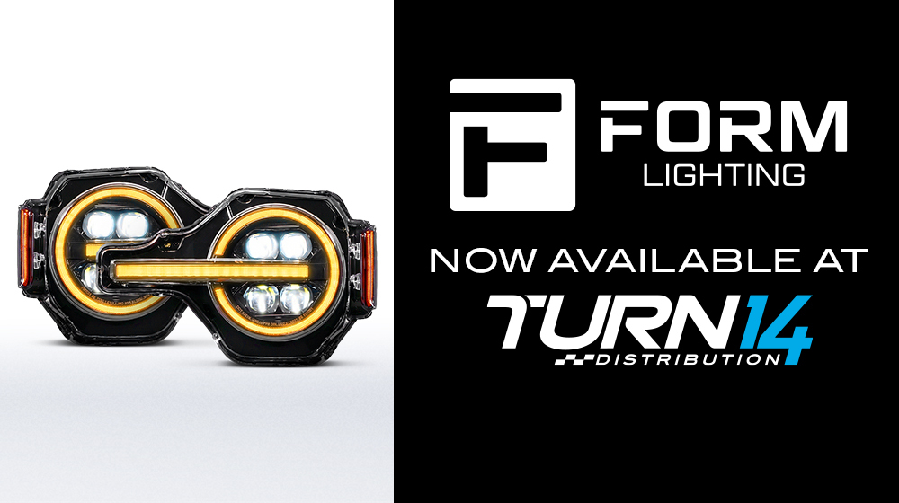 Form Lighting Now Available at Turn 14 graphic