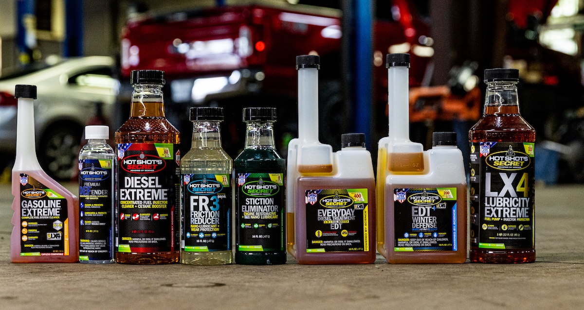 hot shot's secret product lineup workbench beauty shot