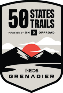 50 States, 50 Trails promotional graphic