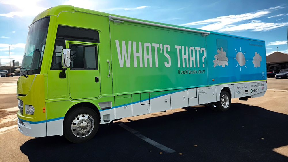 Avery Dennison-wrapped Destination Healthy Skin RV
