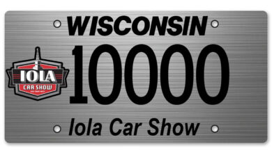 Iola Car Show License Plate sample