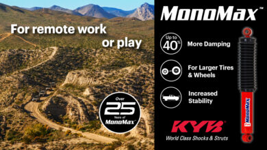 KYB MonoMax line of performance monotubes