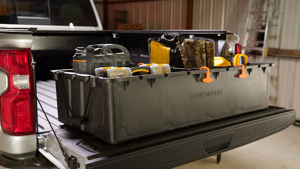 Ranch Road Cargo storage box in truck bed