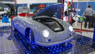 Car on display at Automechanika Mexico