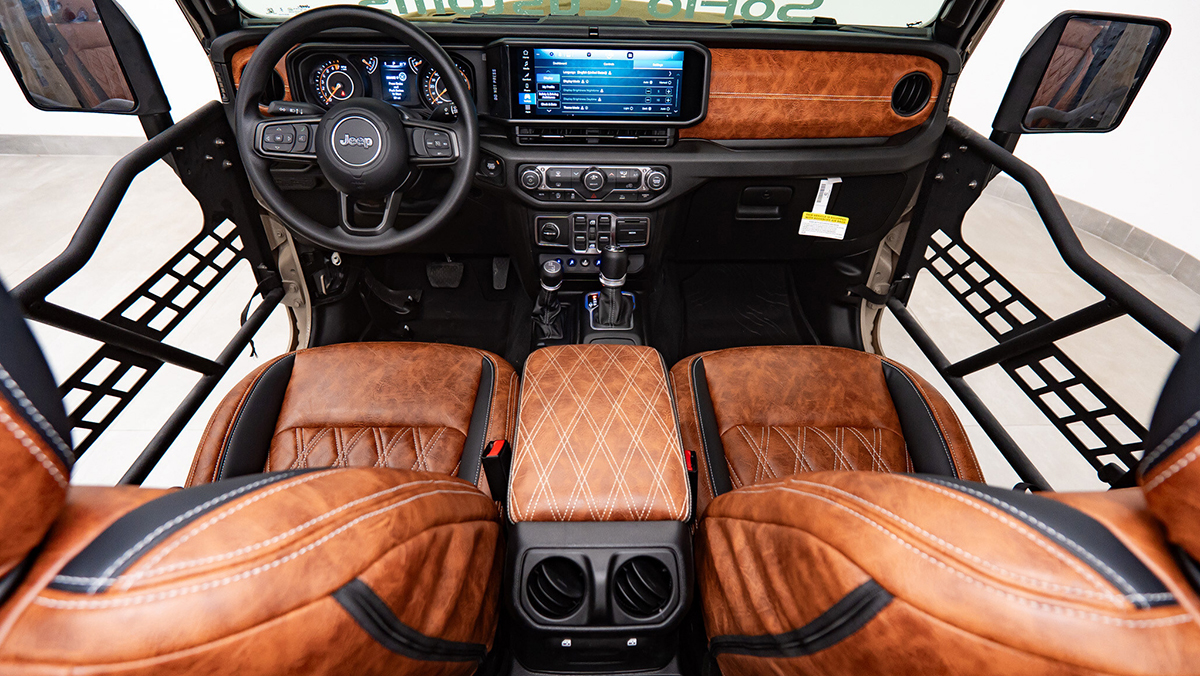 SoFlo Customs Kaizer Edition Jeep Gladiator interior