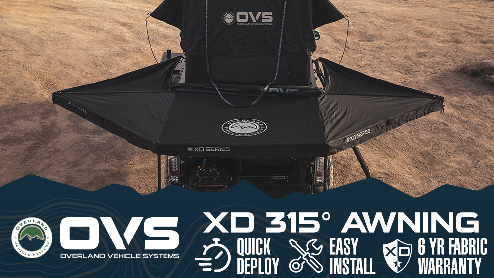 The XD Nomadic 315 Degree Awning