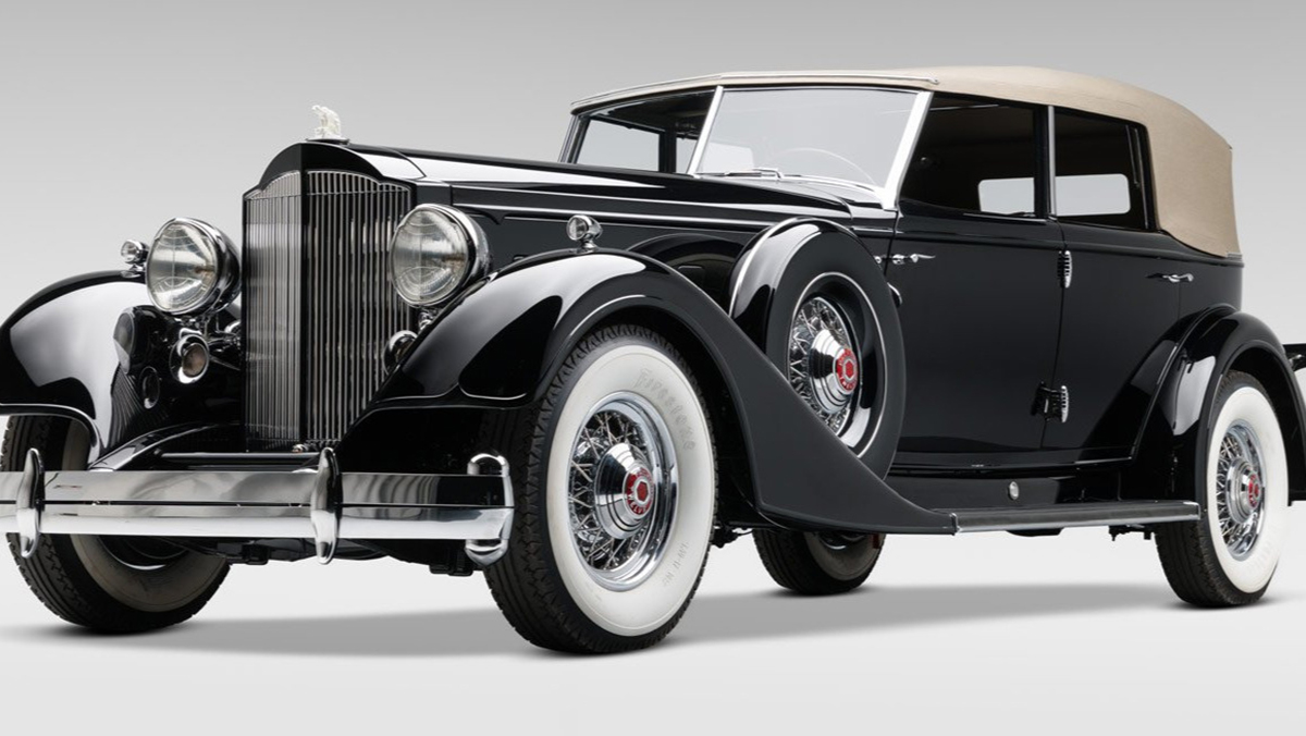 1934 Packard Twelve 1108 Custom Convertible Dietrich Sedan