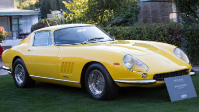 A 1967 Ferrari 275 GTB/4 at th 2016 Arizona Concours d'Elegance