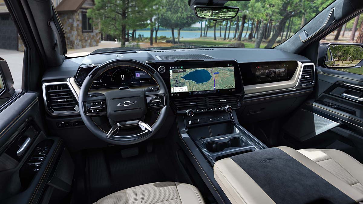 2027 Chevrolet Silverado 1500 High Country with Enoki interior.