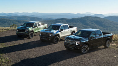 Pack shot of 2027 Chevrolet Silverado 1500 Trail Boss in Trilliu