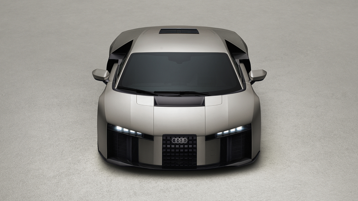 Audi Nuvolari overhead direct front view