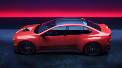 BMW M Concept Neue Klasse side view