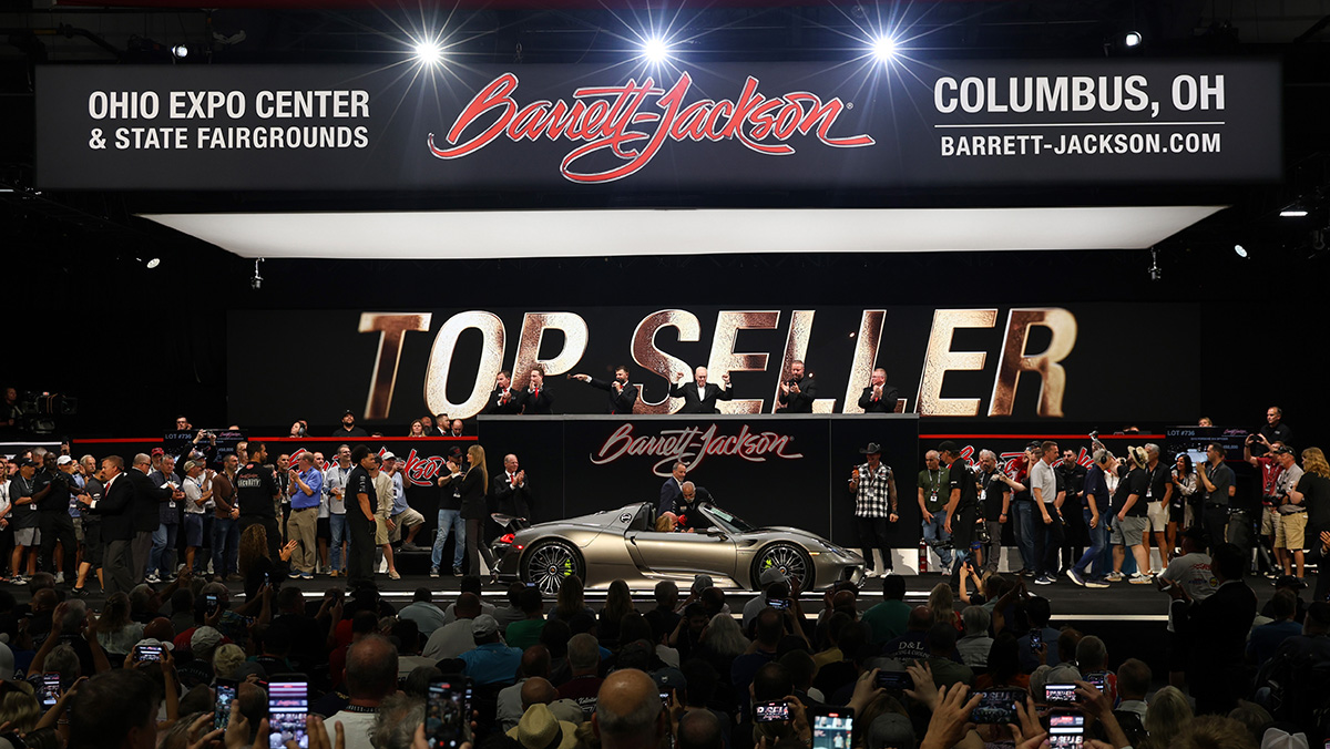 2015 Porsche 918 Spyder on auction block