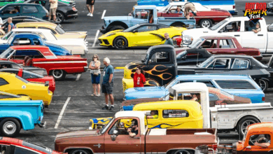 Cars at Hot Rod Power Tour 2023 at Atlanta Motor Speedway