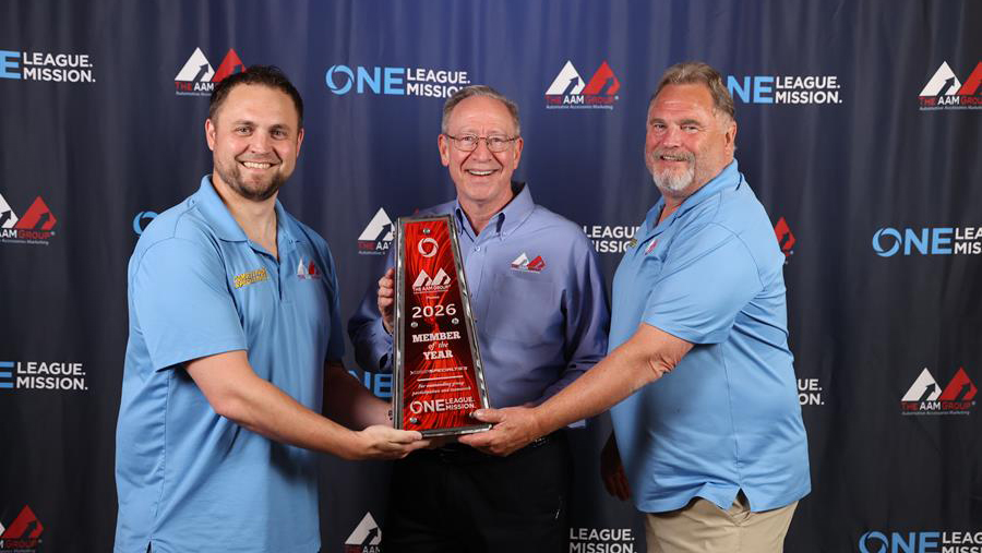 Comp Specialties receiving AAM Member of the Year award