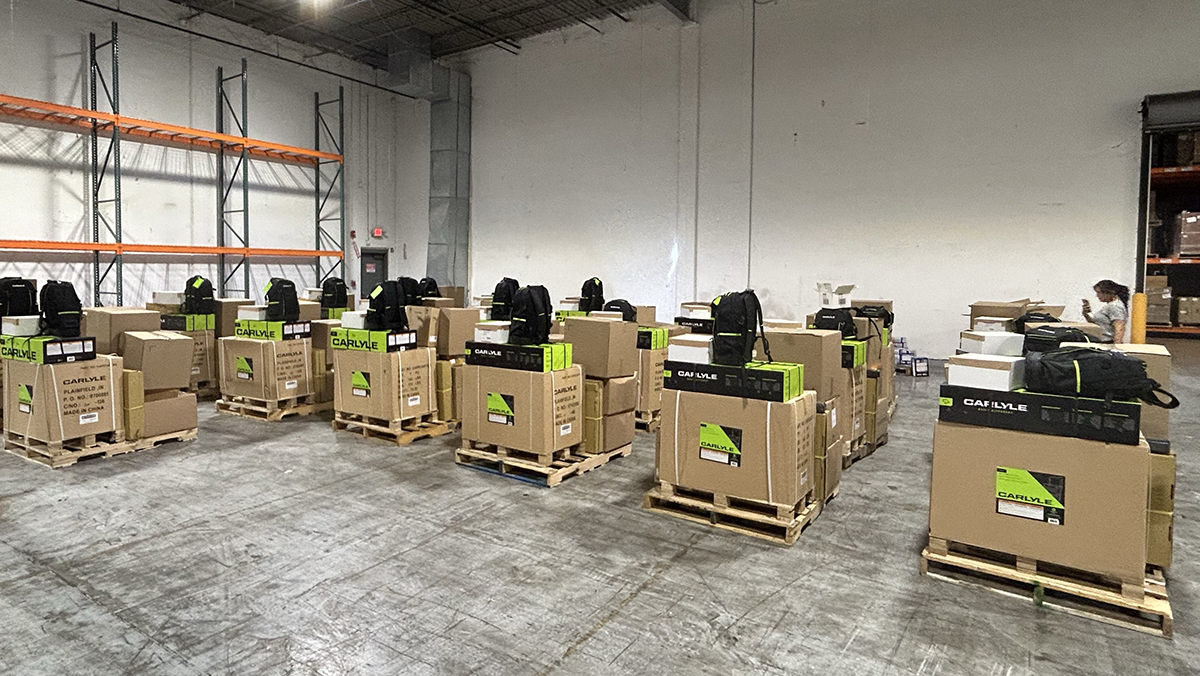 Completed tool kits await shipment