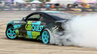 Drifing at Mustang Week