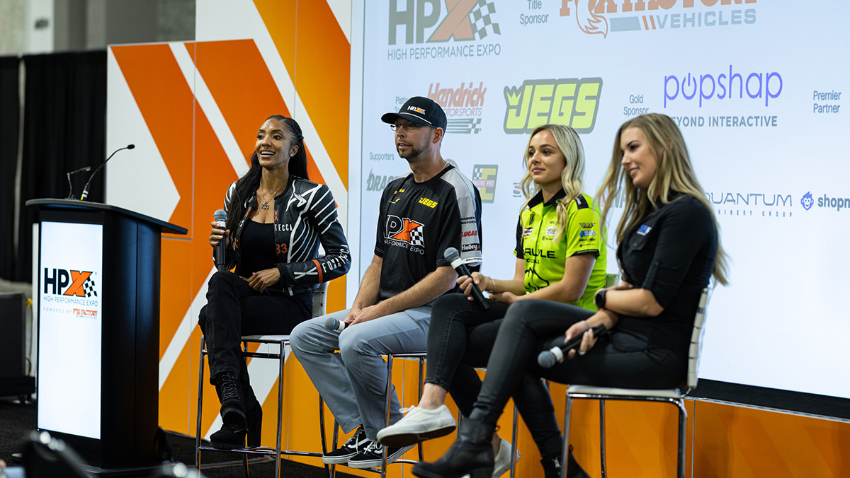 HPX Women's Em[POWER]ment Summit stage