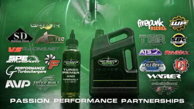 Hot Shot's Secret product shot with partner logos