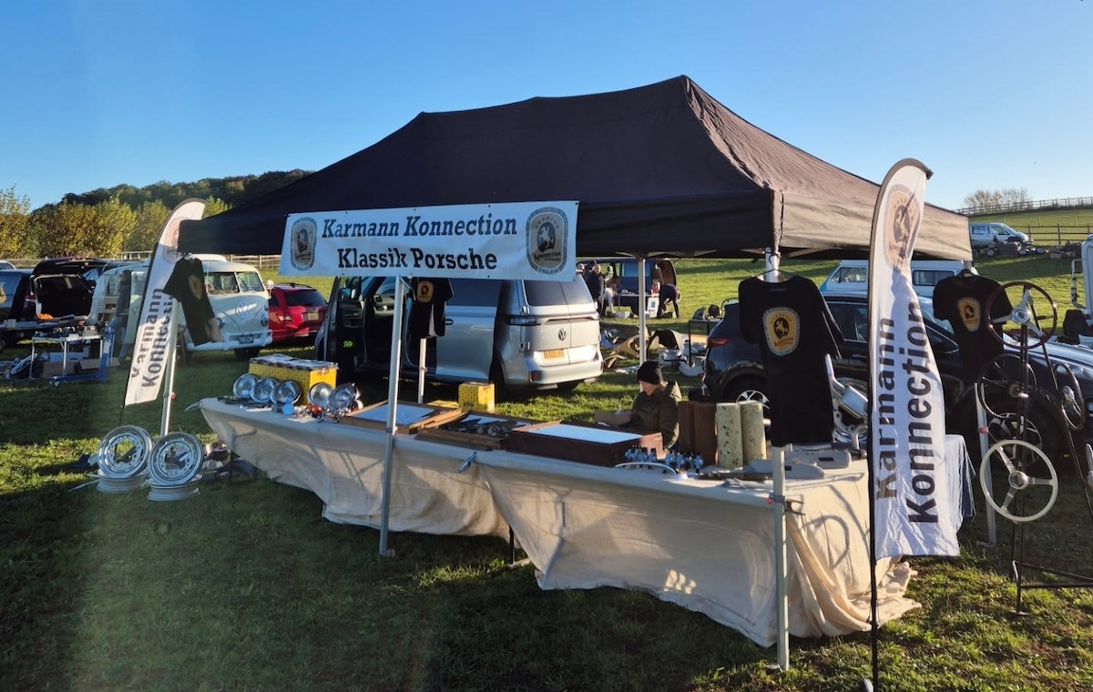 karmann konnection outdoor car show booth tent