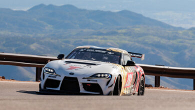 Laura Hayes on Yokohama Advan A052 tires at Pikes Peak