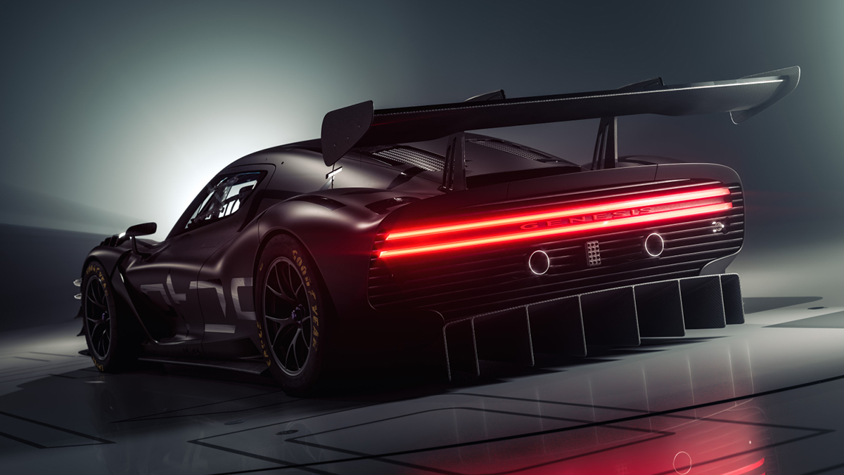 Magma GT3 Concept Three-Quarter Rear View