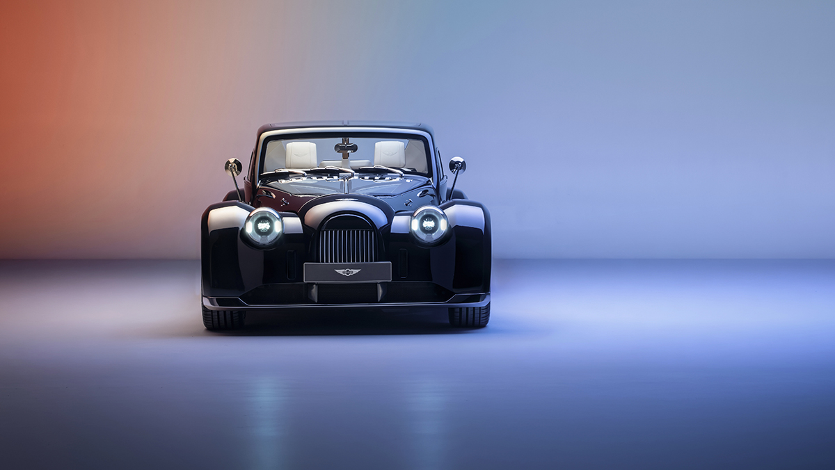Morgan Midsummer Coupé headon view