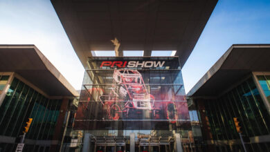 PRI Show sign in front of convention center