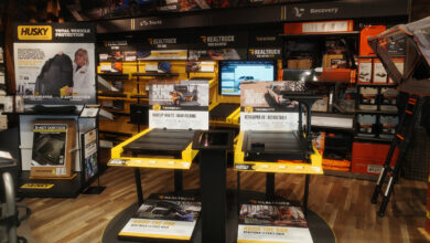 RealTruck Store-in-Store display in a Rack Attack location