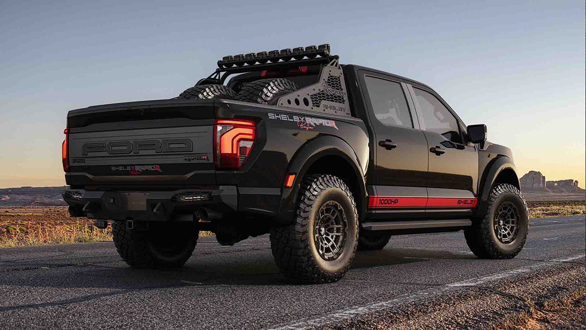 Shelby Ford F-150 Raptor Baja three-quarter rear view