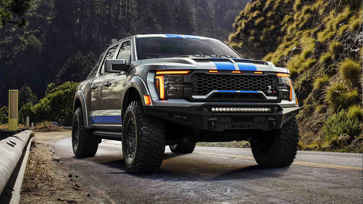 Shelby Ford F-150 Raptor R on road