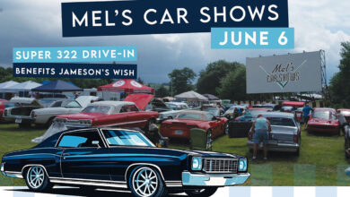 Super 322 Drive In Car Show promotional graphic