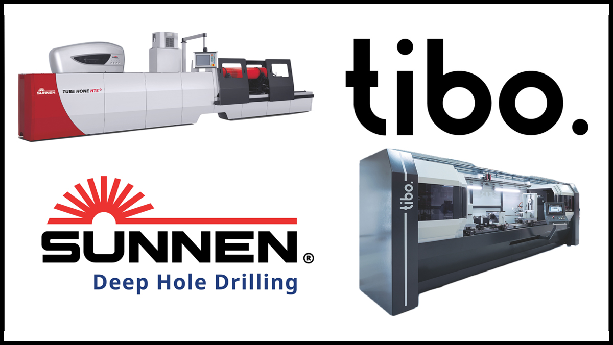 Tibo & Sunnen logos and product shots