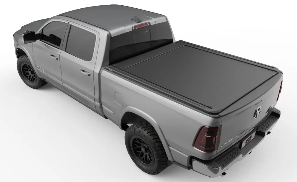 tonneau egr usa silver truck overview black cover