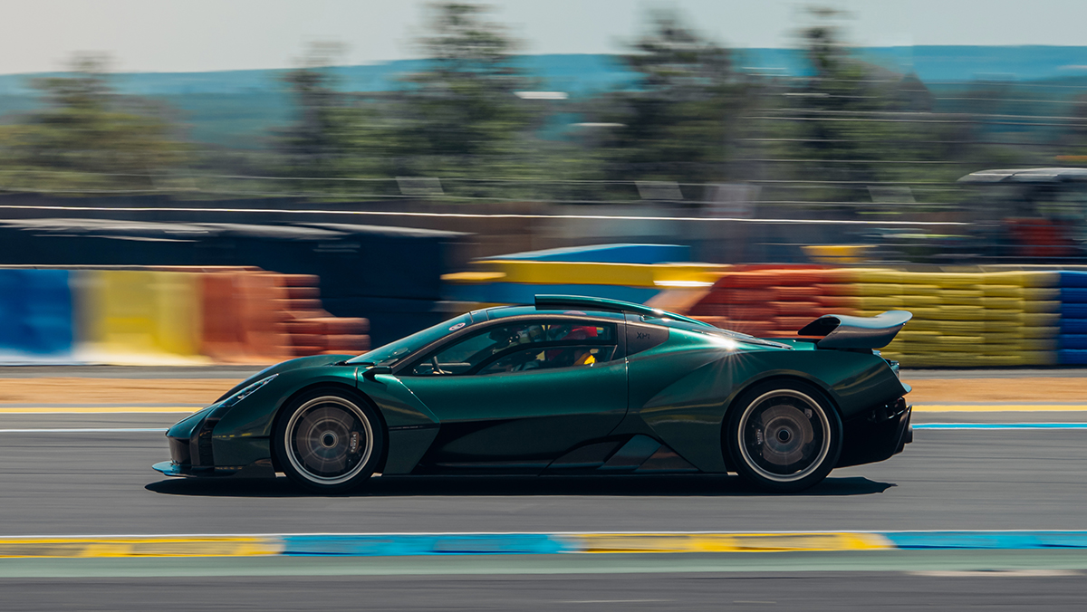 Gordon Murray Le Mans GTR on track