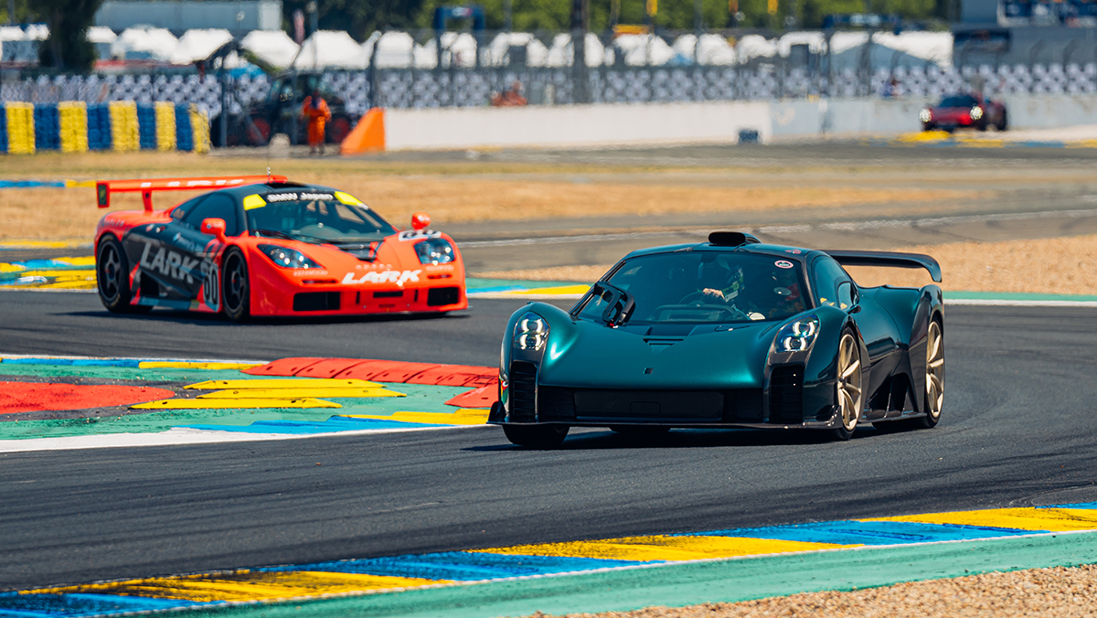 Gordon Murray Le Mans GTR on track