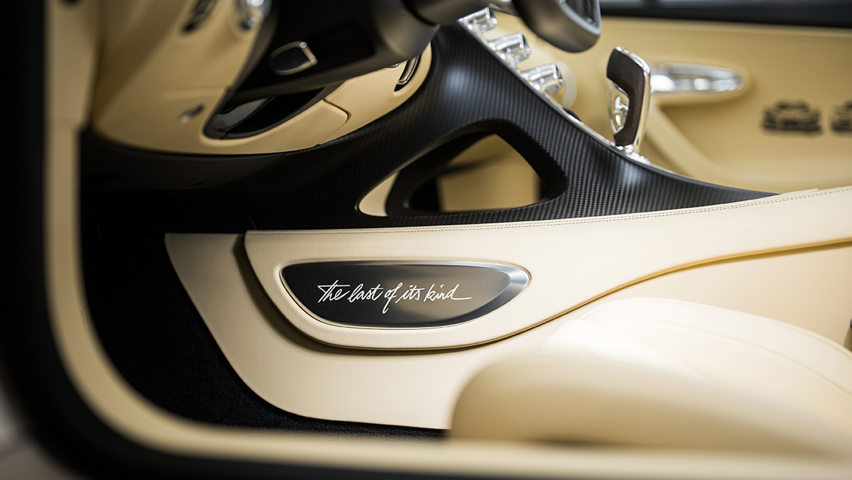 A dedication plate reads “The last of its kind.”